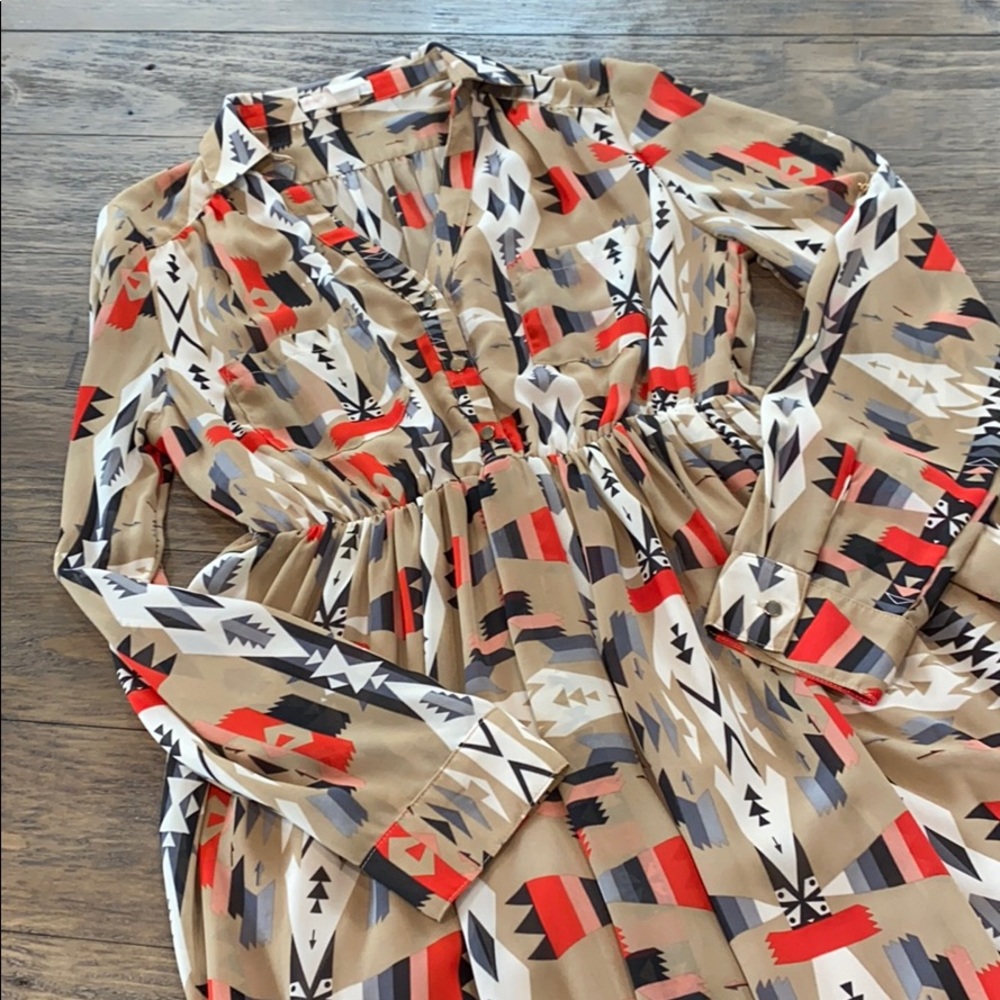 Long sleeve dress in a size small